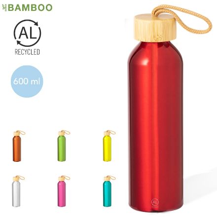 drinkfles recycled aluminium irvinson 600 ml