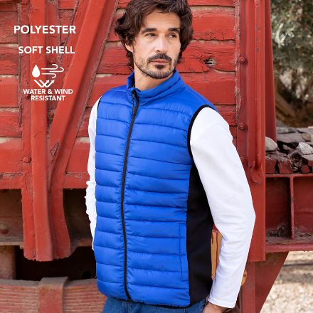 bodywarmer polyester en softshel toret d-xxl
