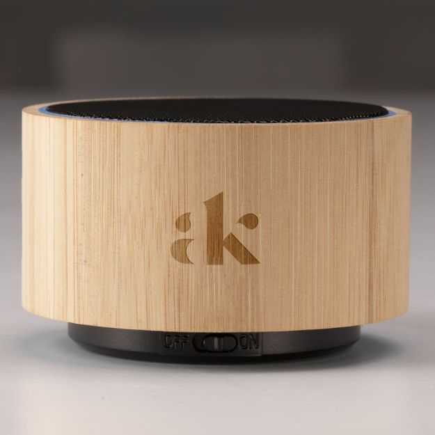 wave fsc bamboe draadloze speaker