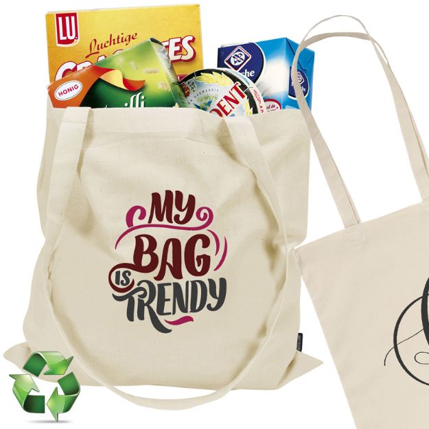 winkeltas recycled katoen 140 gr/m2