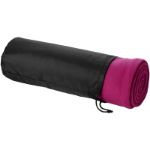 fleece deken triangle - fuchsia