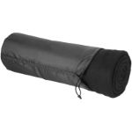 fleece deken triangle - zwart