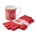 cadeauset mok en handschoenen