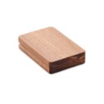 3-in-1 oplaadkabelset in acaciahout etui