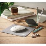 draadloze bamboe sneloplader met bureau organizer