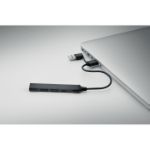 usb 4-poorts hub kabellengte 19 cm