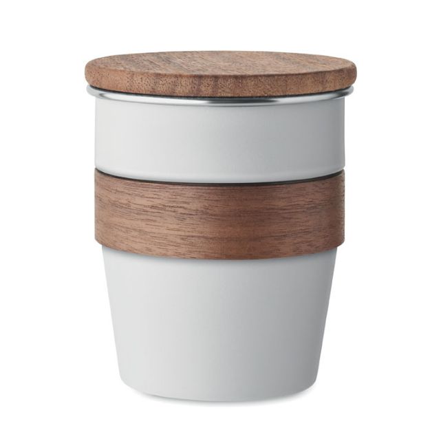 enkelwandige beker van recycled rvs 350 ml