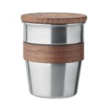 enkelwandige beker van recycled rvs 350 ml