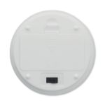 led waxkaars met echt vlameffect in houder