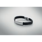 gevlochten kunstleren armband lad