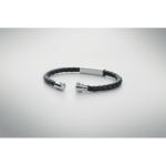 gevlochten kunstleren armband