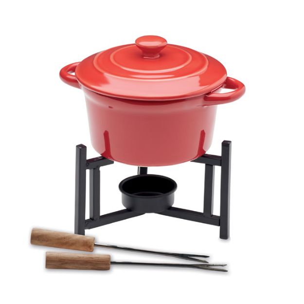 keramische fondueset 300 ml