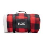 rpet sherpa fleecedeken met nylon handvat