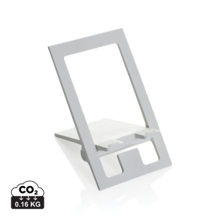 snapstand recycled plastic telefoonstandaard - wit