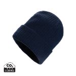 pryor aware polylana beanie met omslag - marine