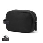 vinga marlow recycled polyester toilettas - zwart