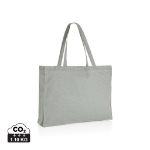 impact aware recycled katoenen shopper - grijs