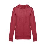 thc amster hooded sweatshirt dames - rood