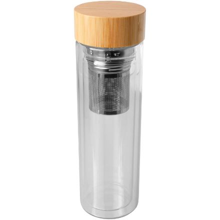bailey infuusfles borsilicaatglas en bamboe 400 ml
