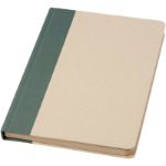 lili a5 notitieboekje harde kaft van suikerriet - groen