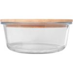 vista 750 ml glazen slakom met bamboe deksel