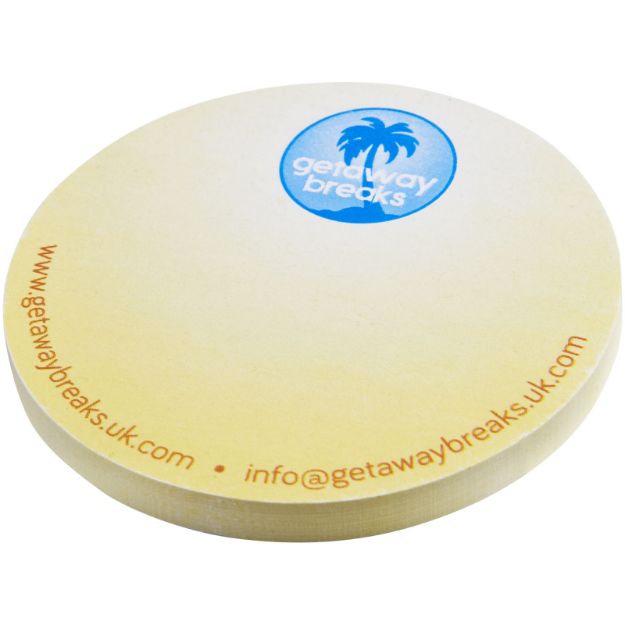 sticky-mate cirkelvormige gerecyclede sticky notes