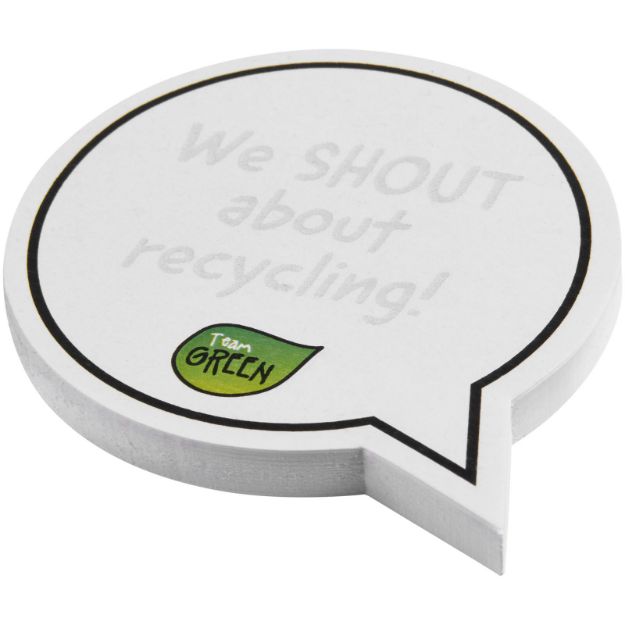 sticky-mate tekstballon gerecyclede sticky notes