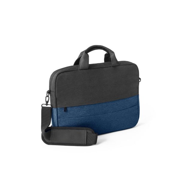 gewatteerde laptoptas van recycled polyester