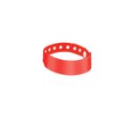 armband met drukknoop. - rood