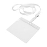 lanyard met kaarthouder - wit