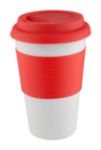 mok met siliconen deksel en grip 420 ml