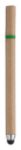 gerecyclede papieren stylus pen blauwschrijvend