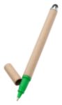 gerecyclede papieren stylus pen blauwschrijvend