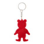 sleutelhanger met reflector i.v.v. beer. - rood
