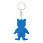 sleutelhanger met reflector i.v.v. beer. - blauw