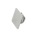 vierkante pin met doming. custom made.