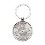 eeuwigdurende kalender in sleutelhanger.