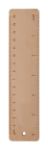 houten liniaal, 15 cm.
