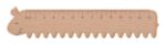 houten liniaal, 13 cm. - 