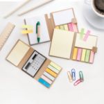 200 sticky notes in verschillende maten met balpen