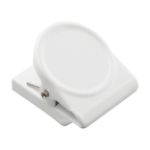 metalen clip met magneet aan de achterzijde. - wit