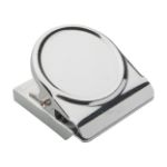 metalen clip met magneet aan de achterzijde. - zilver