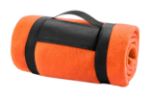 polar fleece deken met draagband, incl. - oranje