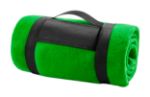 polar fleece deken met draagband, incl. - groen