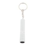 mini zaklamp met witte led. - wit