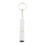 mini zaklamp met witte led. - geel