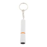 mini zaklamp met witte led. - oranje