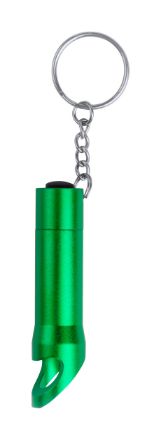 aluminium zaklamp met 3 led lampjes, flesopener