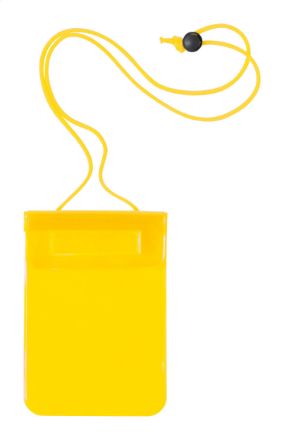 waterdichte telefoonhoes. - geel