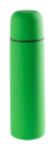 rvs thermosfles met rubberen afwerking, 500 ml. - groen